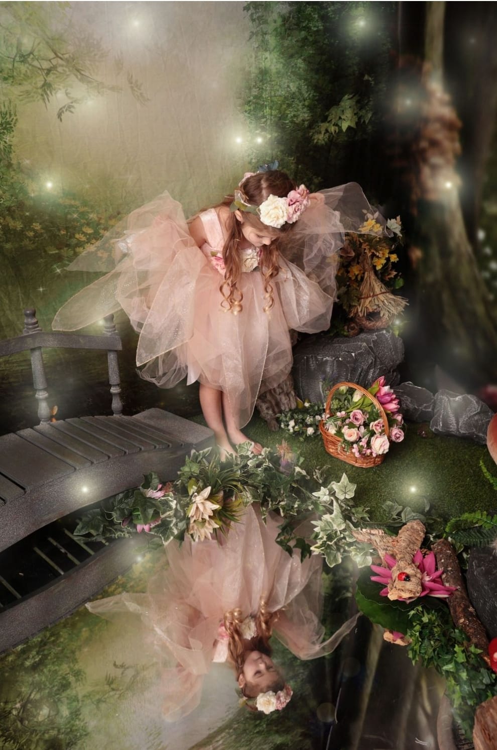Kate Frühlingsgrün Traumhafte Märchenhafte Hintergründe für Fotoshoot