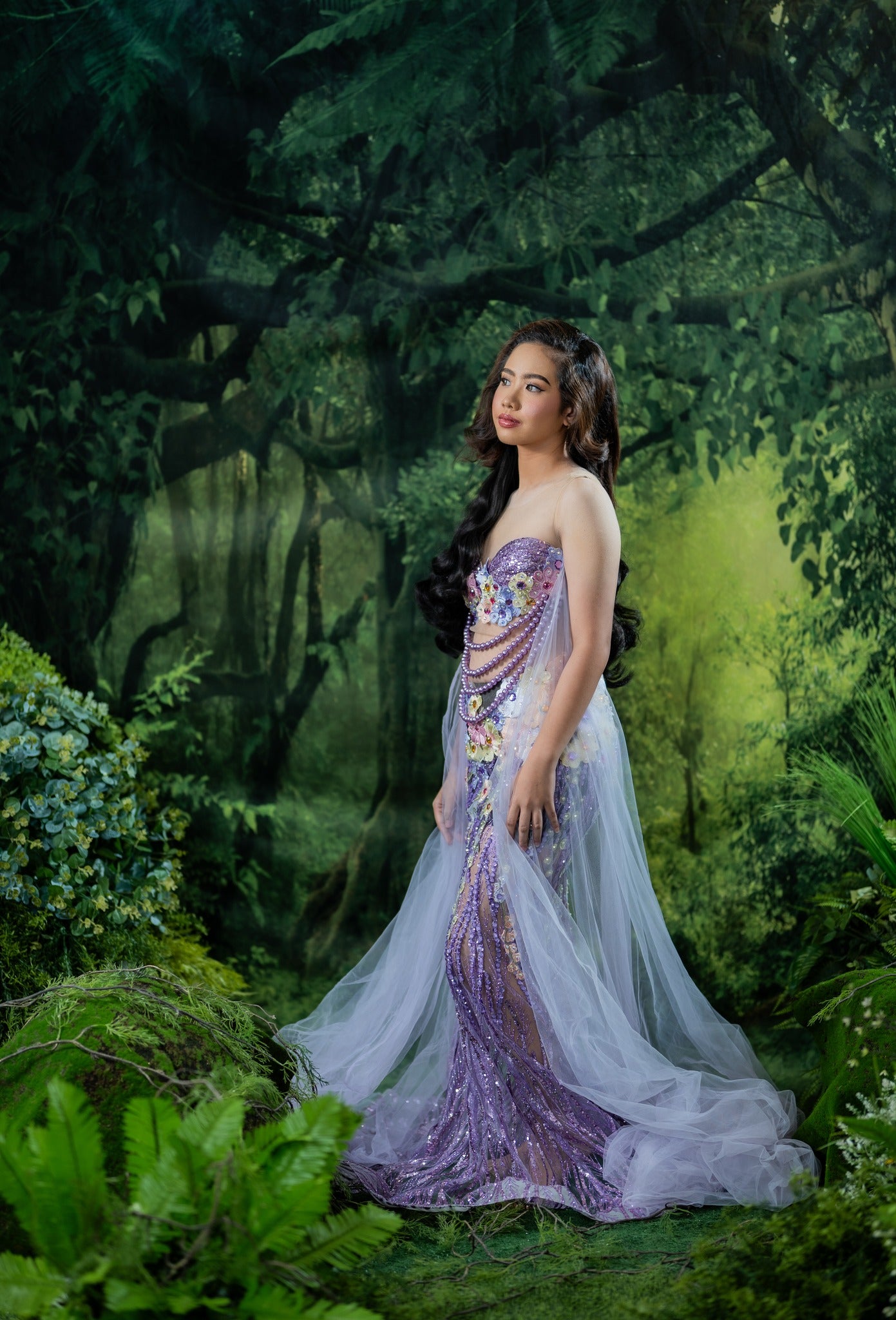 Kate Grüner Wald Fantastisch Neblig Studio Hintergrund Fotografie - Kate Backdrop.de