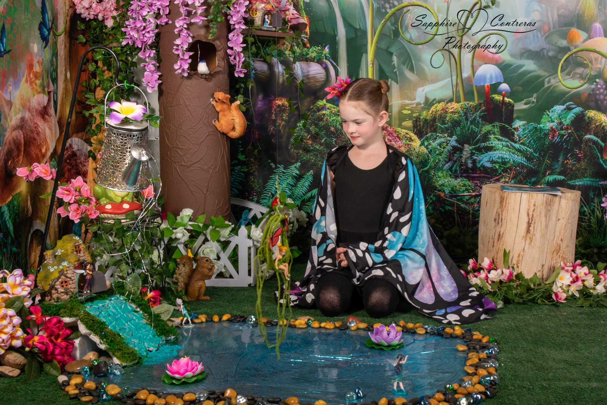 Kate Kinder Märchen bunte Wald Landschaft Geburtstag Hintergrund - Kate Backdrop.de