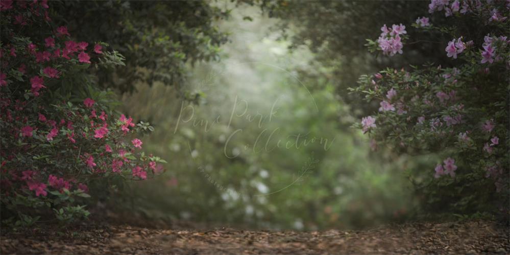 Kate Rosa Blumengarten Frühling Hintergrund für Fotografie von Pine Park Collection - Kate Backdrop.de