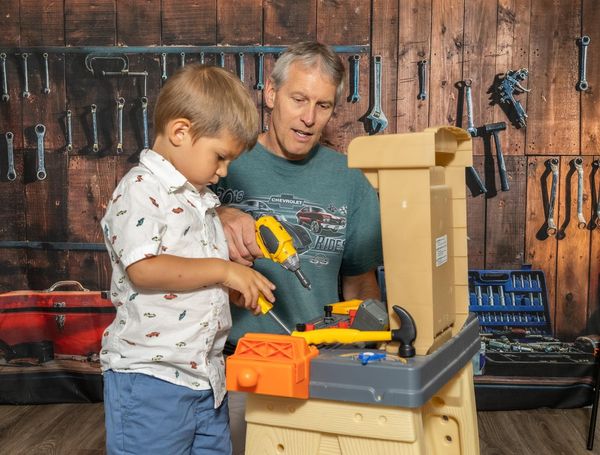 Kate Tool Regal Kinder Hintergrund für Jungen / Vatertag - Kate Backdrop.de