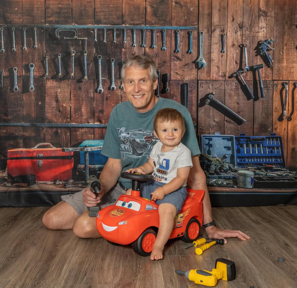 Kate Tool Regal Kinder Hintergrund für Jungen / Vatertag - Kate Backdrop.de