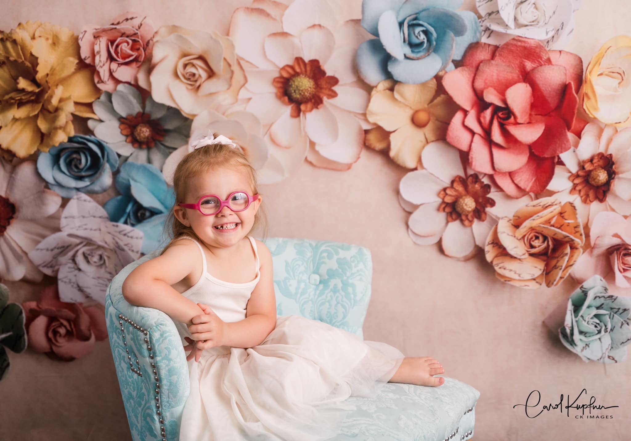 Kate 3D-Wandblumenhintergrund für Fotografie Entworfen von Melissa King