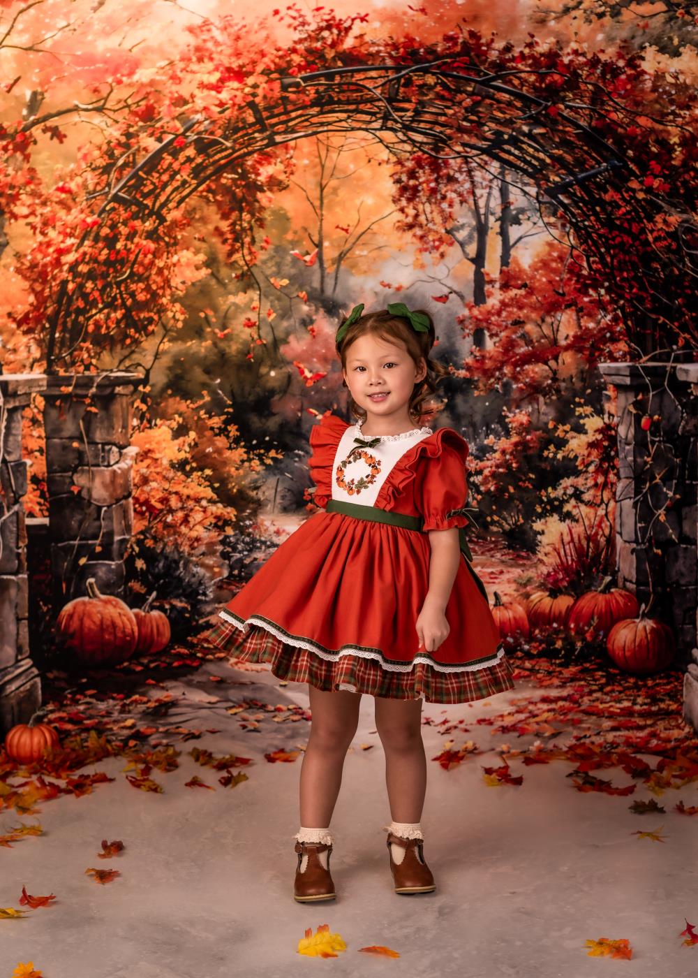50%OFF-Kate Retro Aquarell Herbst Wald Kürbis Bogen Tor Hintergrund - Kate Backdrop.de