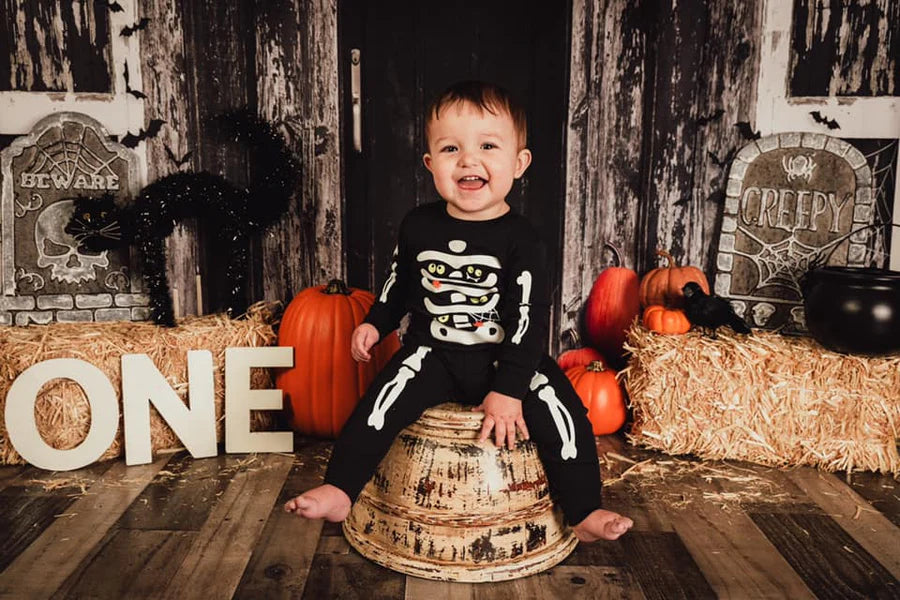 Kate Gespenstische Halloween Scheune Hintergrund von Mandy Ringe Photography - Kate Backdrop.de