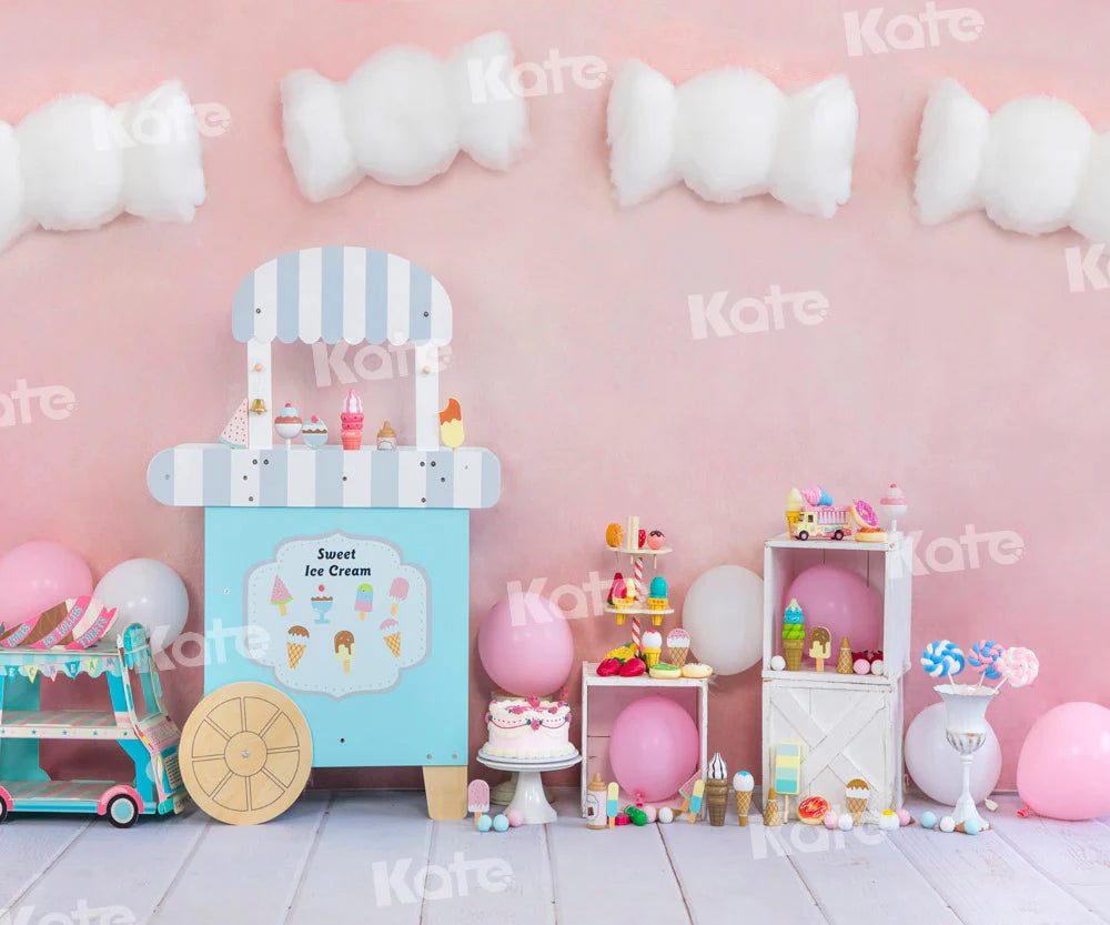 Kate Süßer Eiscreme Hintergrund Cake Smash von Emetselch