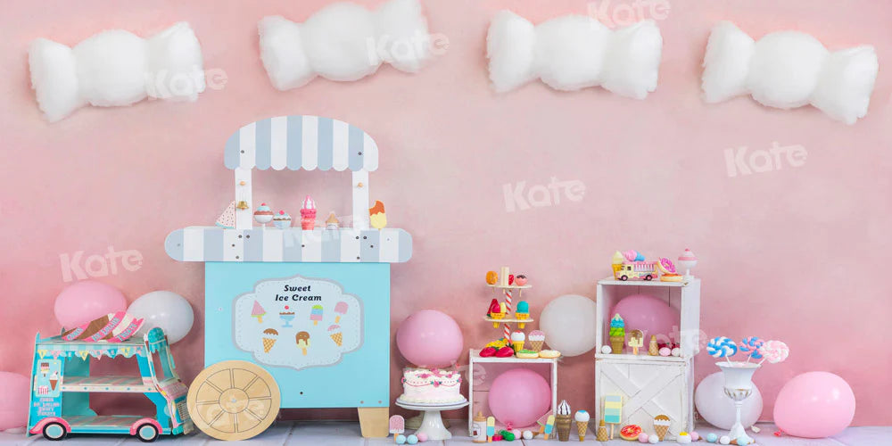 Kate Süßer Eiscreme Hintergrund Cake Smash von Emetselch