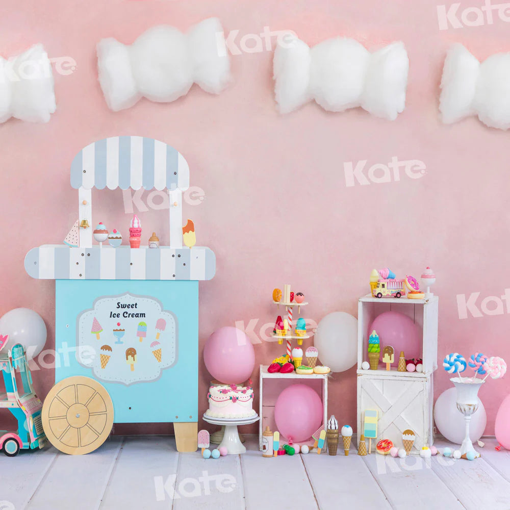 Kate Süßer Eiscreme Hintergrund Cake Smash von Emetselch