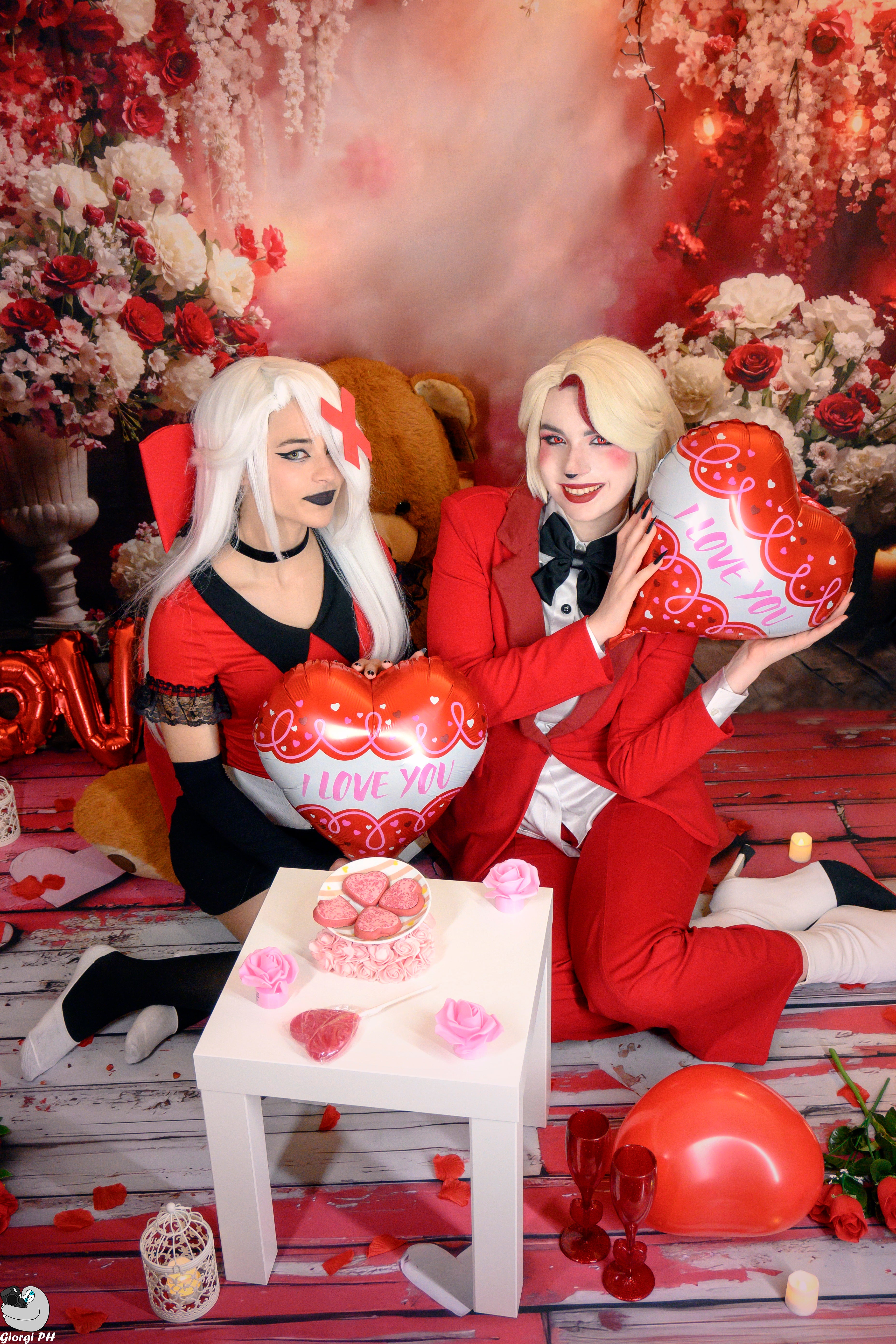 Kate Valentinstag Rotes Herz aus Holz Gummibodenmatte für Fotografie von Mini MakeBelieve - Kate Backdrop.de