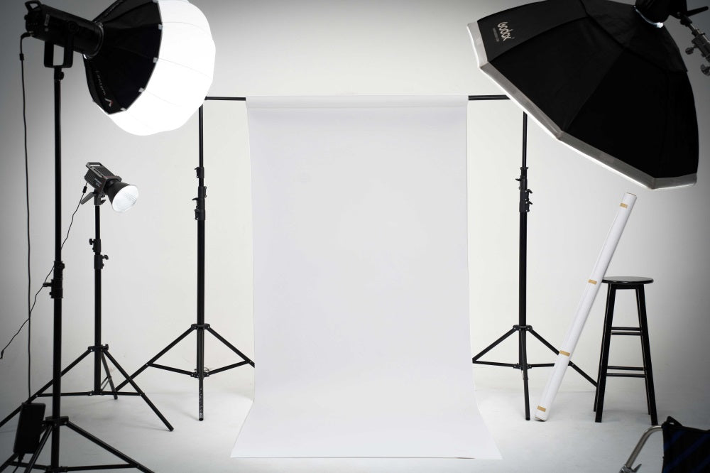 Kate Weiß Nahtlose Papier Hintergrund für Fotografie - Kate Backdrop.de