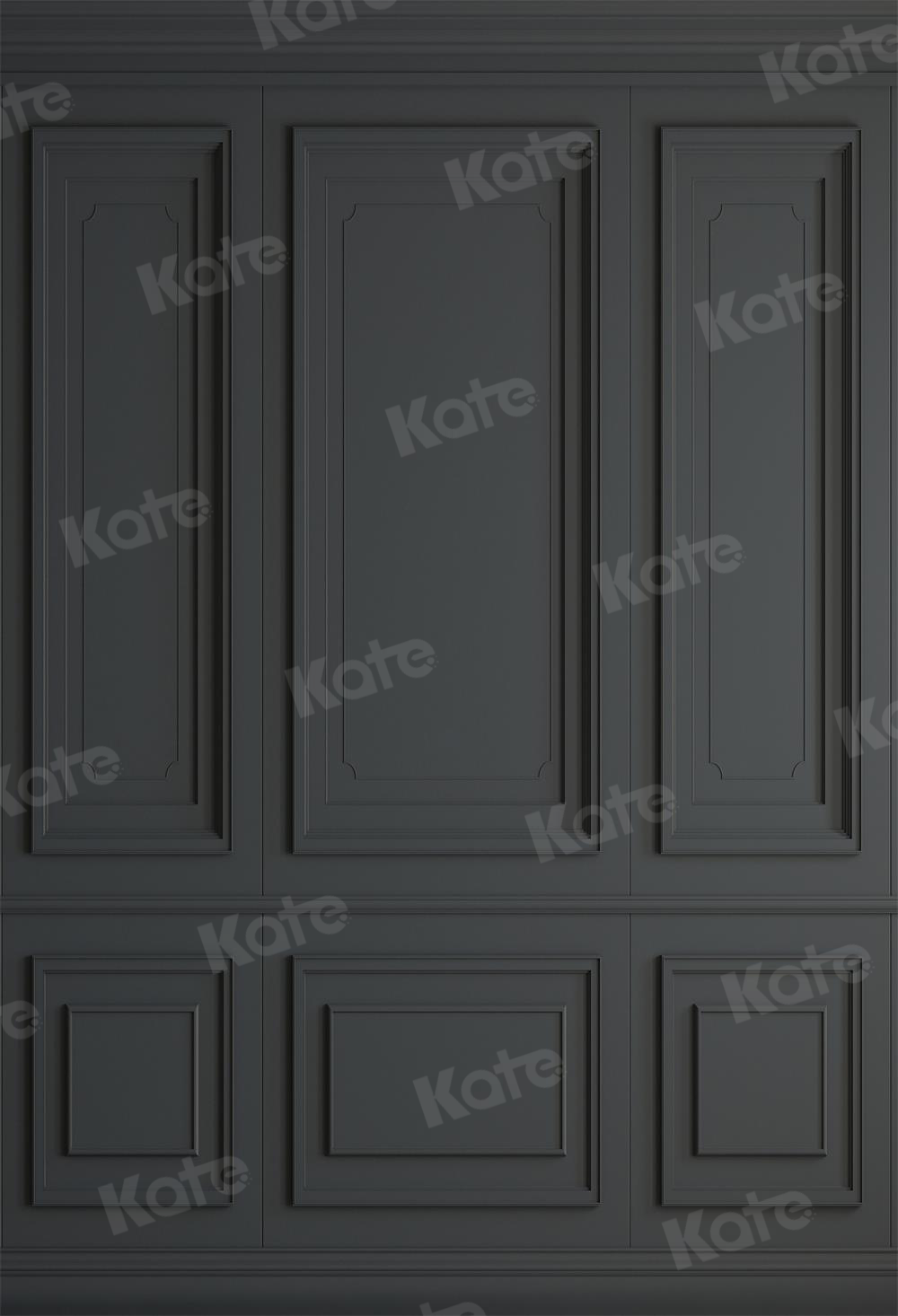Kate Grau Schwarz Vintage Wand Fleece Hintergrund - Kate Backdrop.de