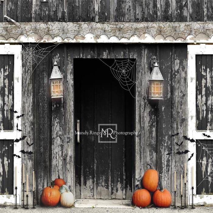 Kate Gespenstische Halloween Scheune Hintergrund von Mandy Ringe Photography - Kate Backdrop.de