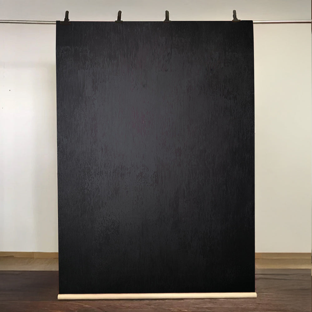 Kate Handgemalt Abstract Texture kalter grauer brauner Farbspray gemalter Hintergrund Leinwand