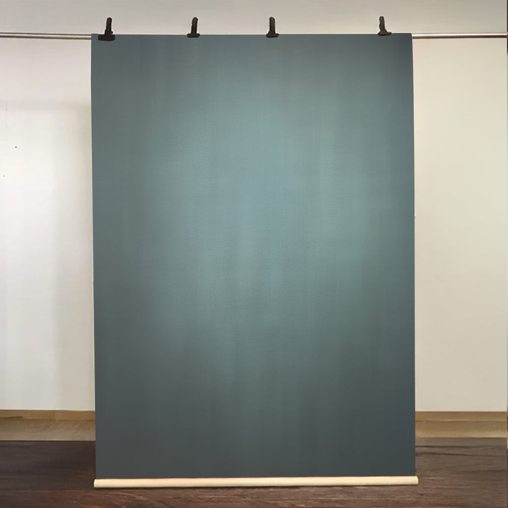 Kate Handgemalt Abstract Textur Grünlich Grau Farbspray Hintergrund Leinwand