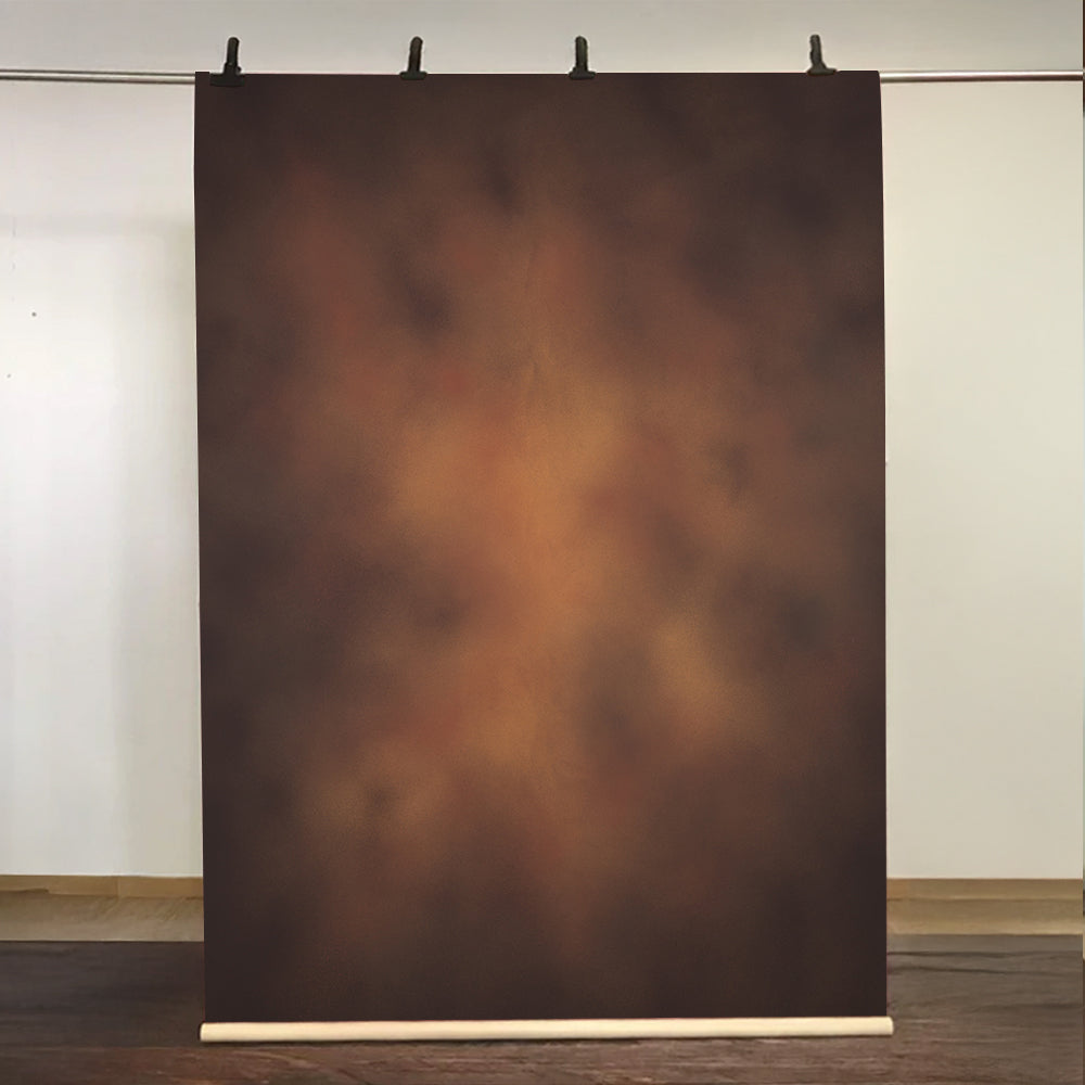 Kate Handgemalte helle dunkle schwarzbraune Spray Painted Hintergrund Leinwand