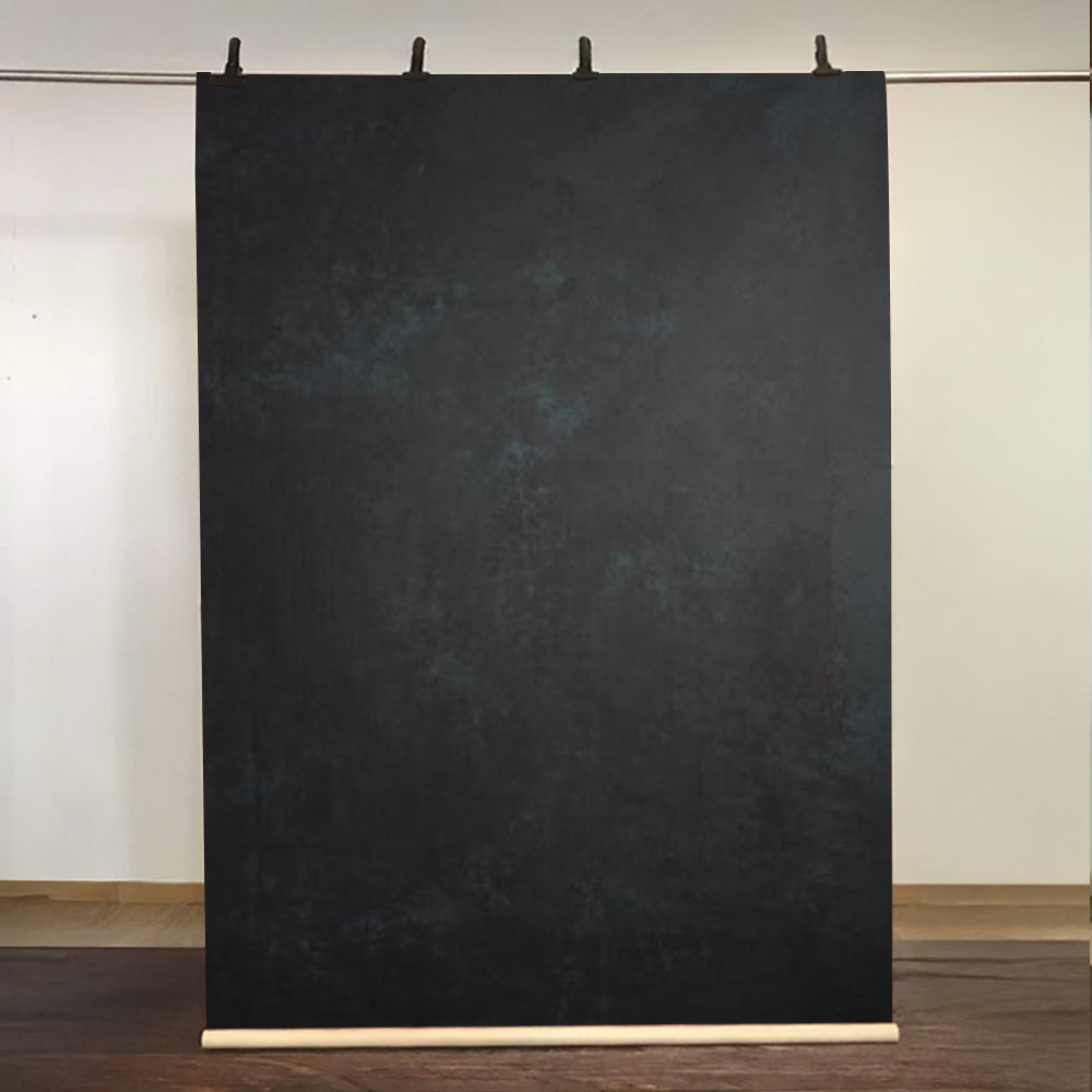 Kate Handgemalt Abstract Texture kalter grauer Farbspray gemalten Hintergrund Leinwand