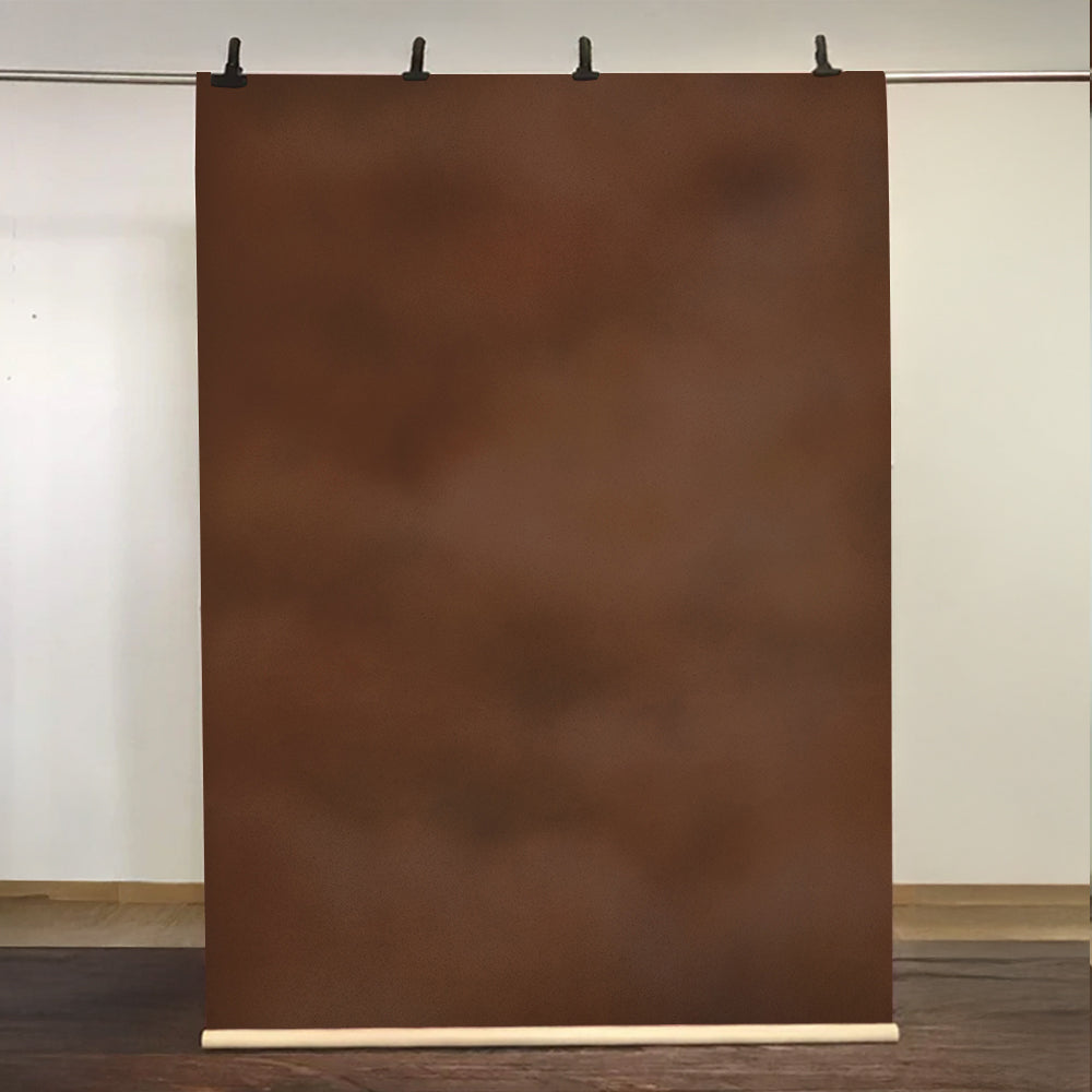 Kate Handgemalte brown tan rust texture Spray Painted Hintergrund Leinwand