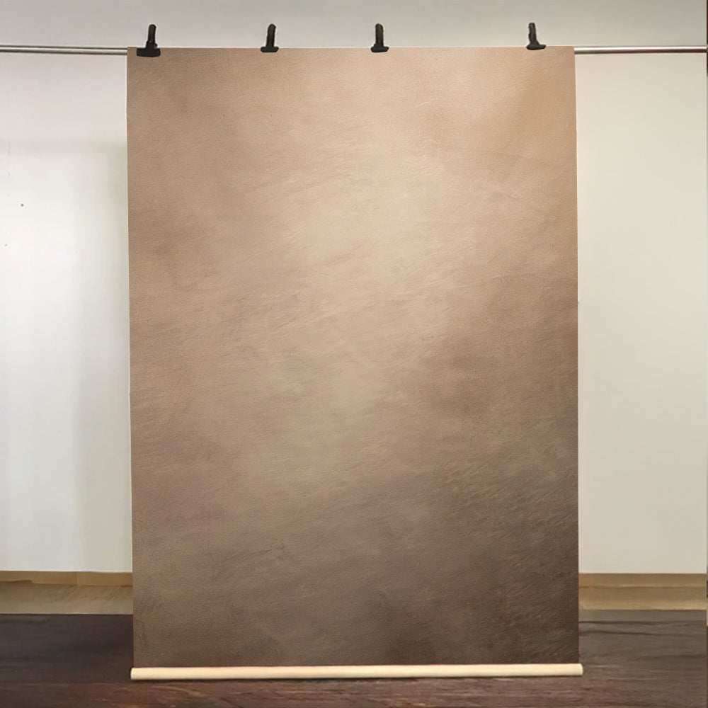 Kate 5x7ft Abstrakte Textur Dunkelgrau mit wenig Braun Handgemalt  Hintergründe