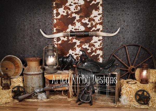Kate Cake Smash Wild West Hintergrund von Arica Kirby - Kate Backdrop.de