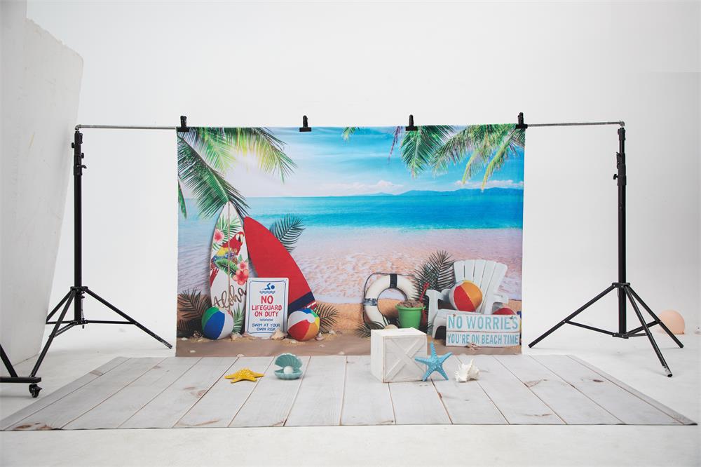 Kate Strand Meer Sommer Urlaub Hintergrund für Fotografie entworfen von Megan Leigh Photography - Kate Backdrop.de