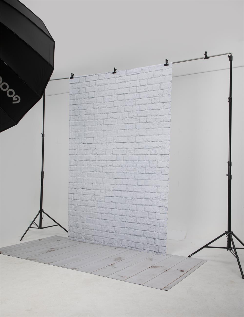 Kate Weißer Backstein hintergrund für Fotografie - Kate Backdrop.de