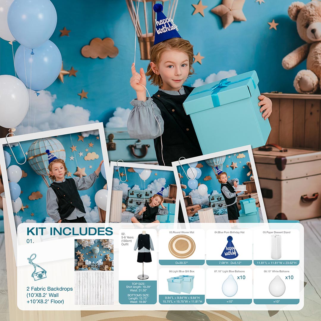 Kate Blau Geburtstag Foto-Kit