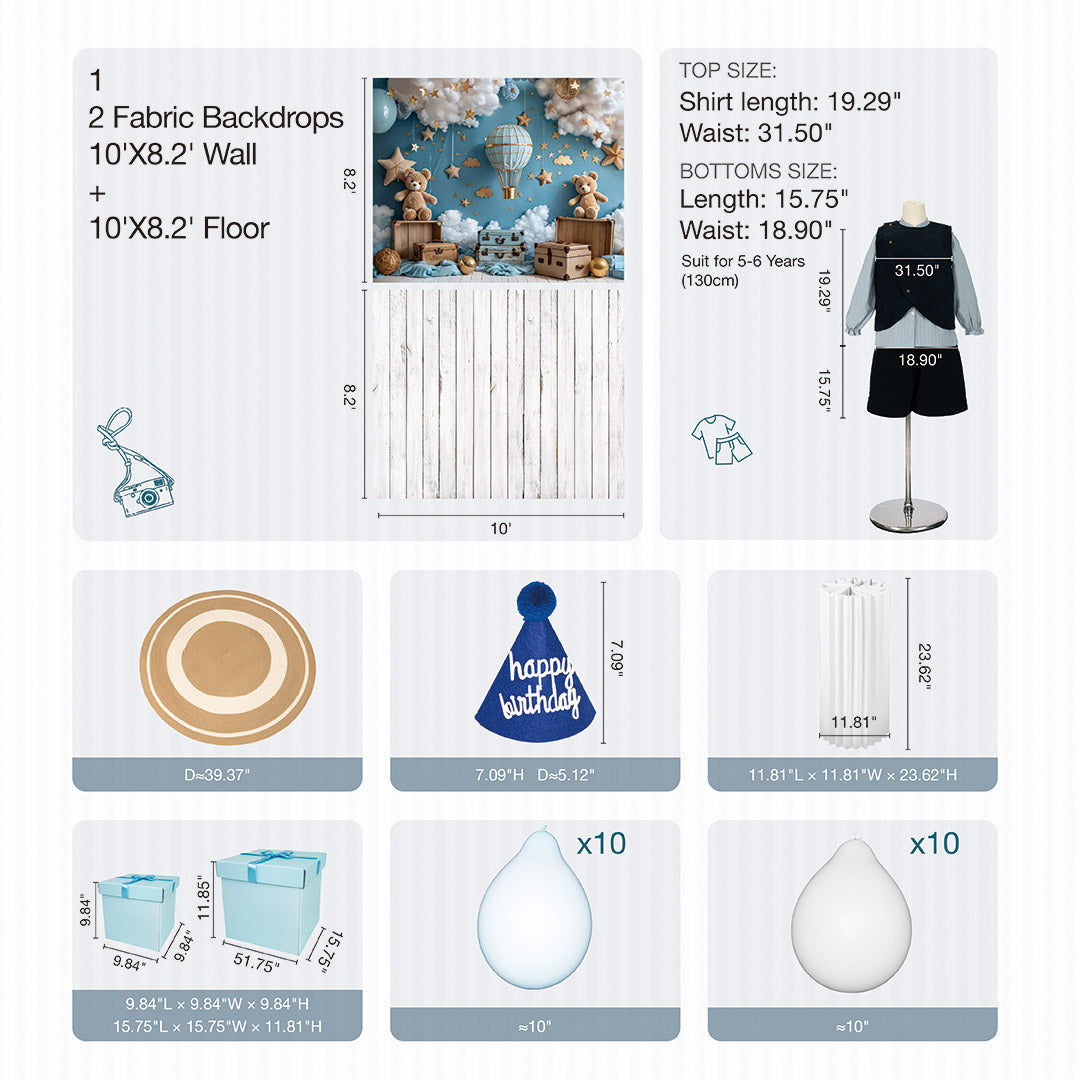 Kate Blau Geburtstag Foto-Kit