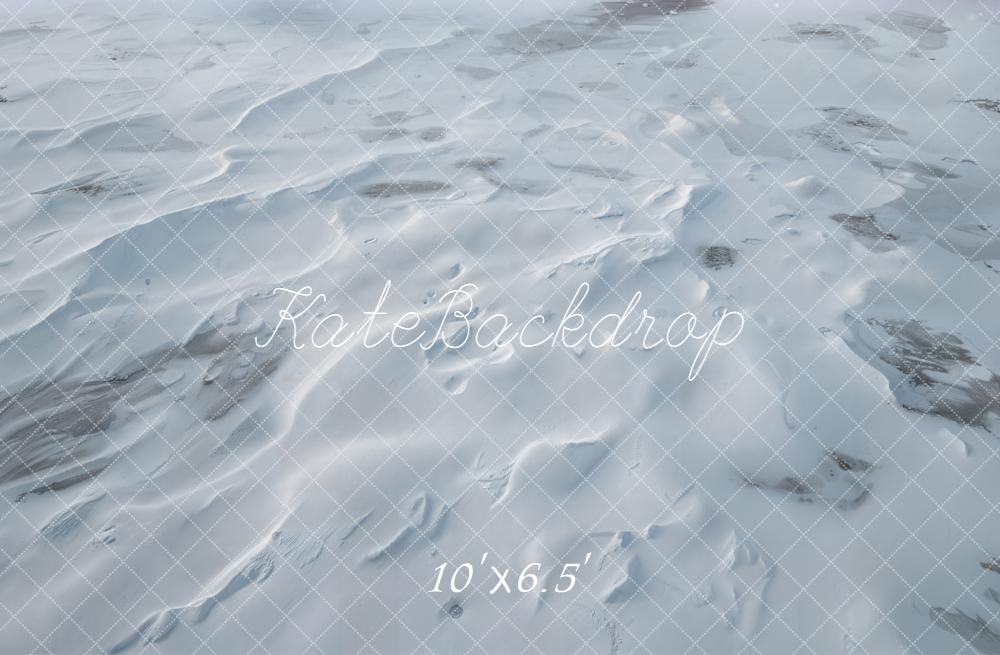 Kate Winter Schnee Landschaft Weiß Hintergrund Entworfen von Kate Image