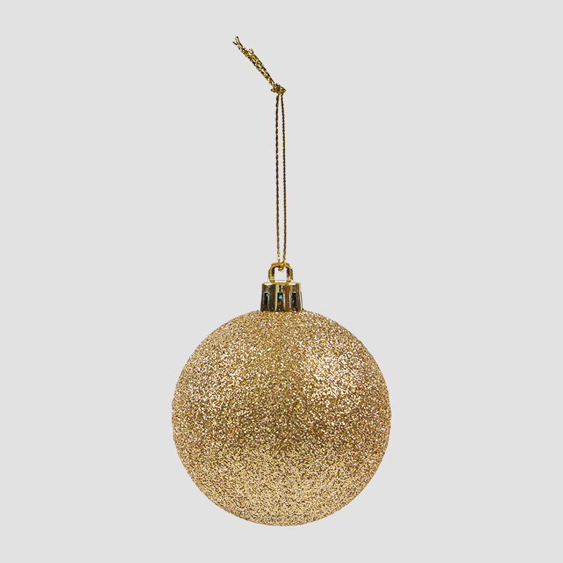 Kate 10pcs Silber/Gold Glitter Weihnachten Ornamente (D ≈ 6cm) für Fotografie