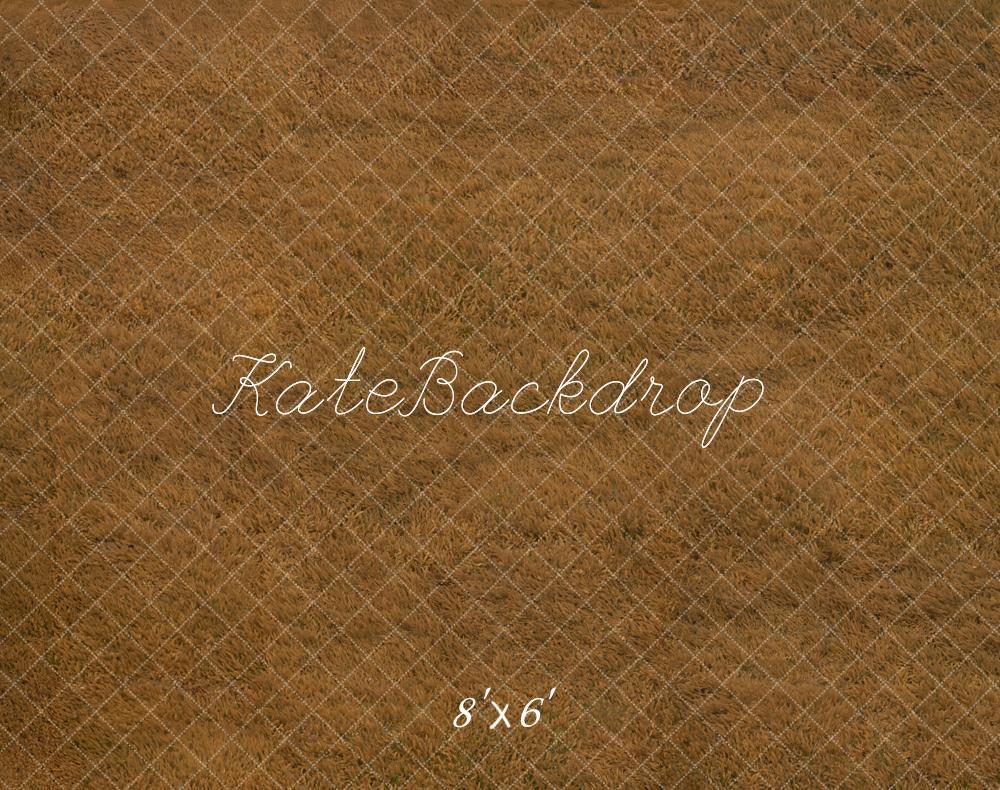 Kate Herbst Wiese Braun Fleece Hintergrund Entworfen von Kate Image