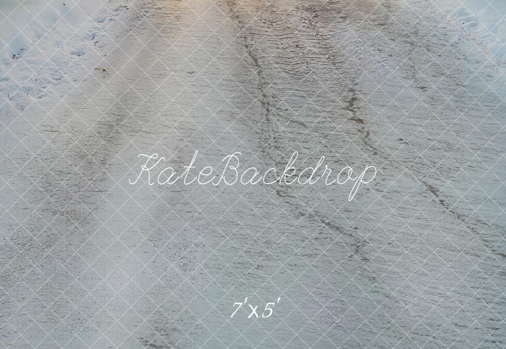 Kate Winter Schnee Boden Textur Hintergrund Entworfen von Kate Image - Kate Backdrop.de