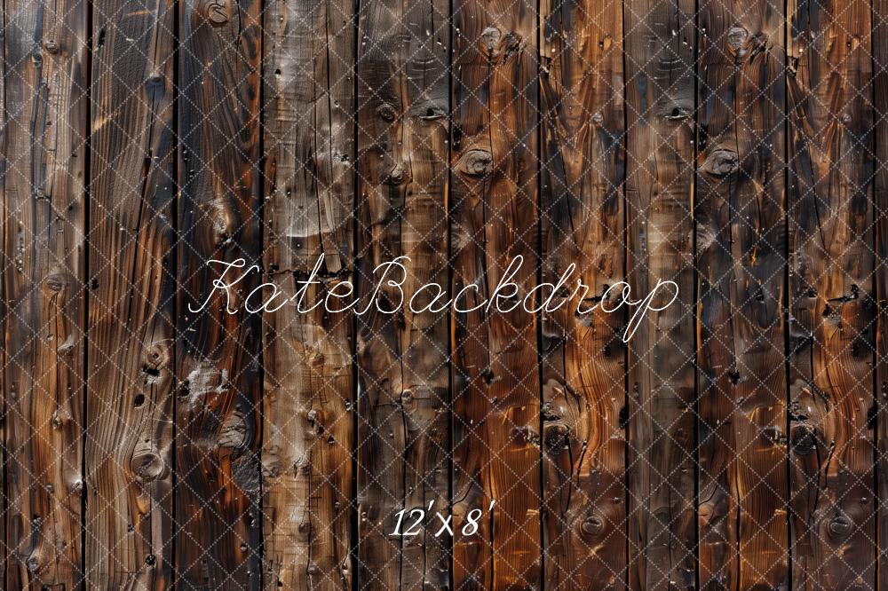 Kate Holz Bretter Braun Vintage Hintergrund Entworfen von Patty Roberts - Kate Backdrop.de