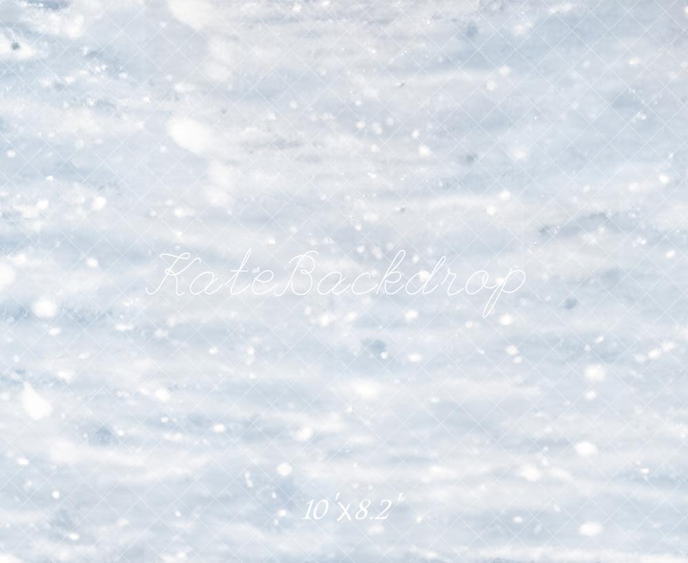 Kate Winter Schnee Abstrakt Weiß Hintergrund Entworfen von Kate Image - Kate Backdrop.de