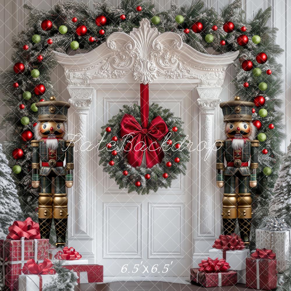 Kate Weihnachten Nussknacker Geschenke Klassisch Hintergrund Entworfen von Mini MakeBelieve - Kate Backdrop.de