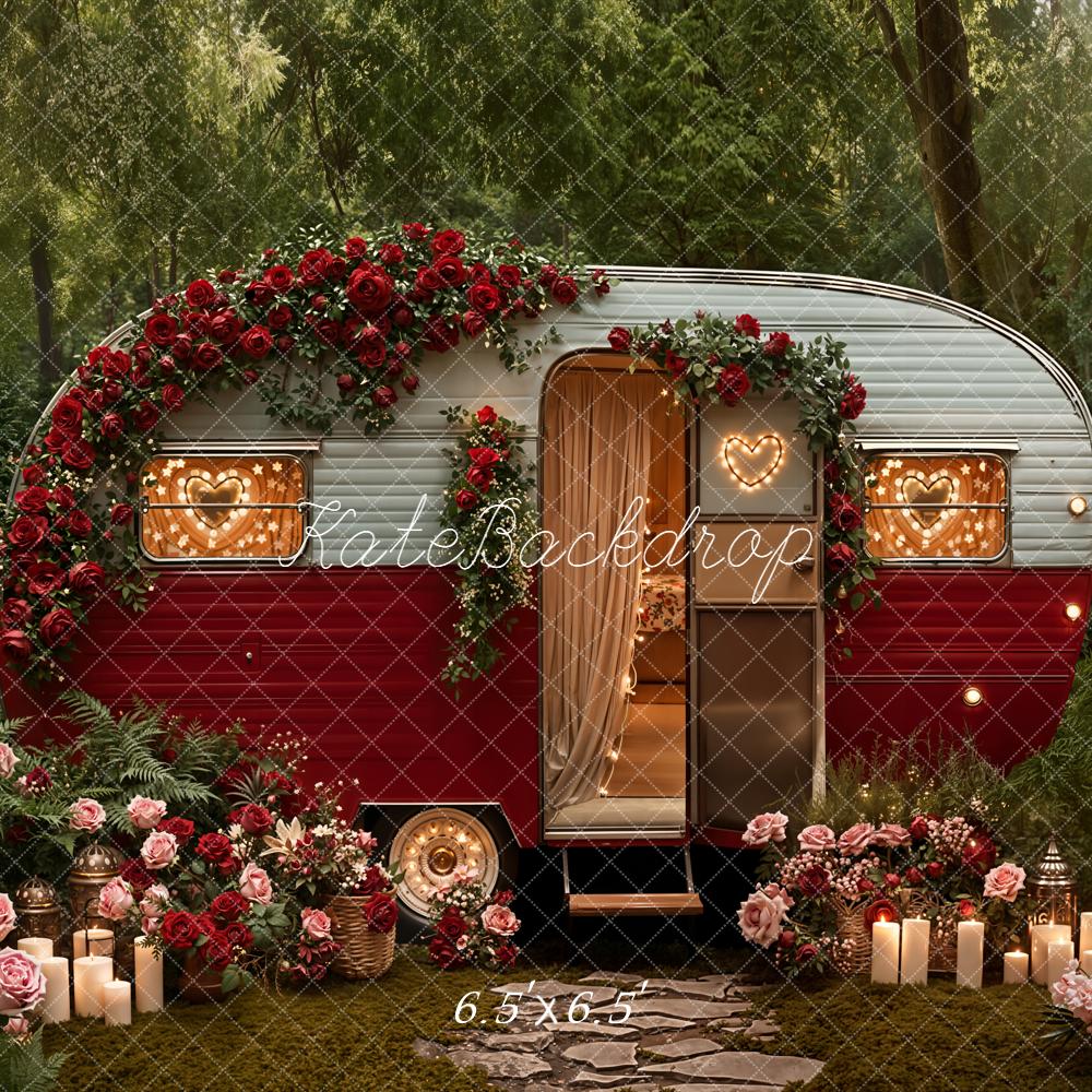 Kate Hochzeit Wohnwagen Rosenwald Romantisch Hintergrund Entworfen von Emetselch