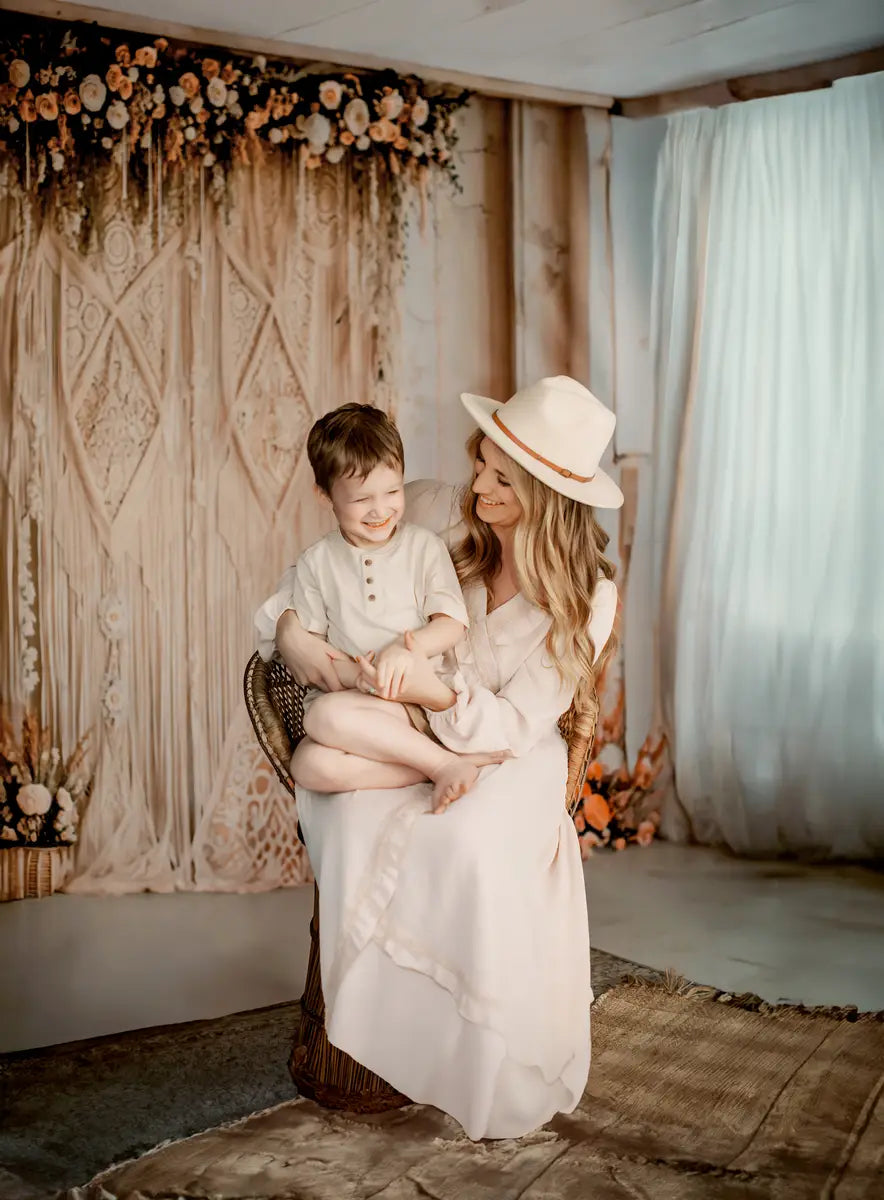 Kate Boho Blume Vorhänge Hintergrund von Emetselch - Kate Backdrop.de