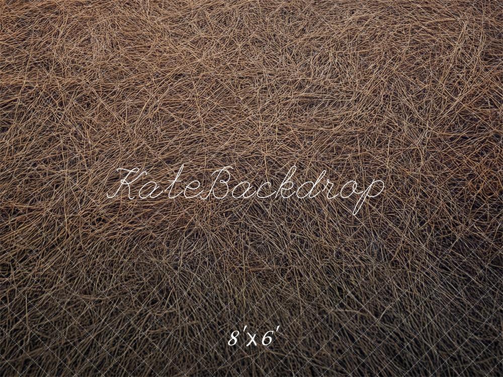 Kate Herbst Trockenes Stroh Textur Hintergrund Entworfen von Mini MakeBelieve