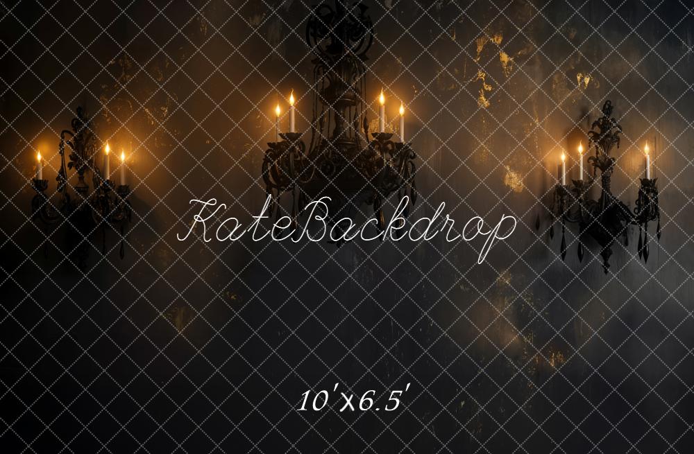 Kate Vintage Kerzenhalter Dunkel Eleganz Hintergrund Entworfen von Emetselch - Kate Backdrop.de