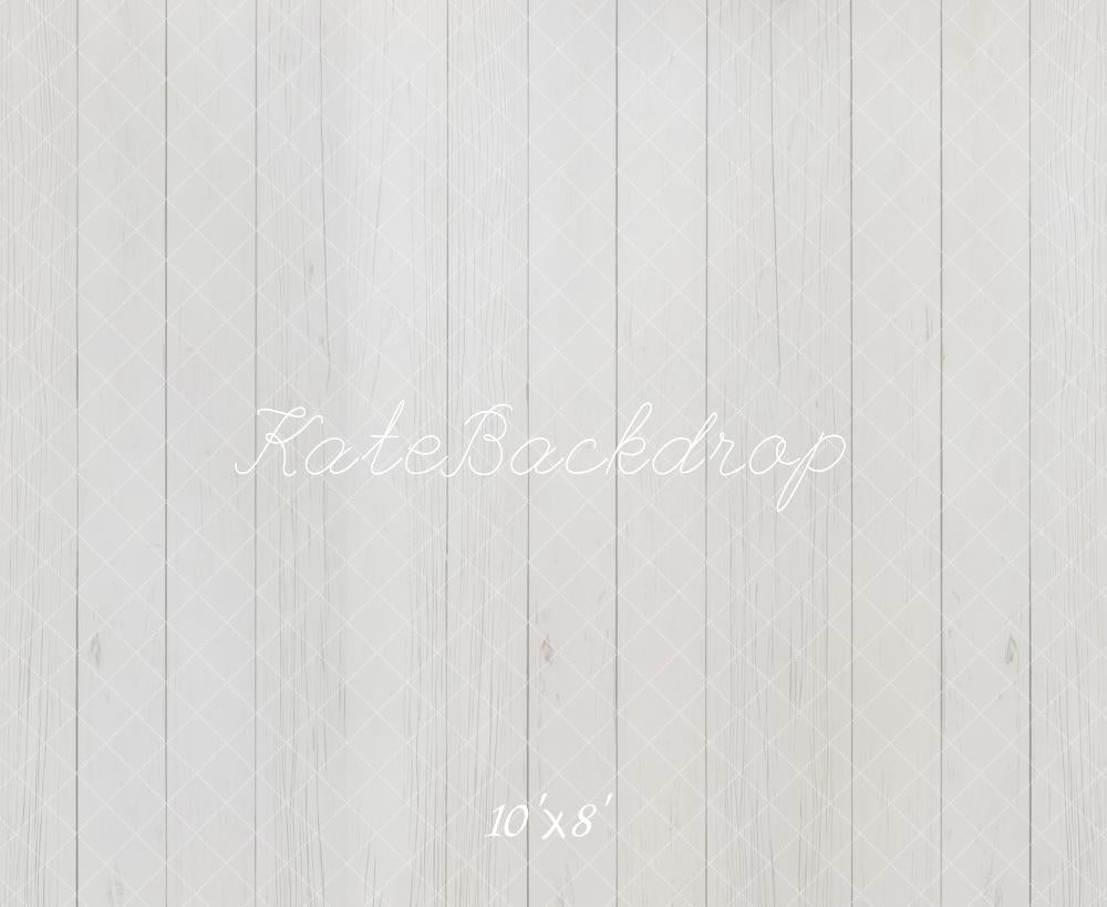 Kate Holz Bretter Weiß Minimalistisch Fleece Hintergrund Entworfen von Kate Image - Kate Backdrop.de