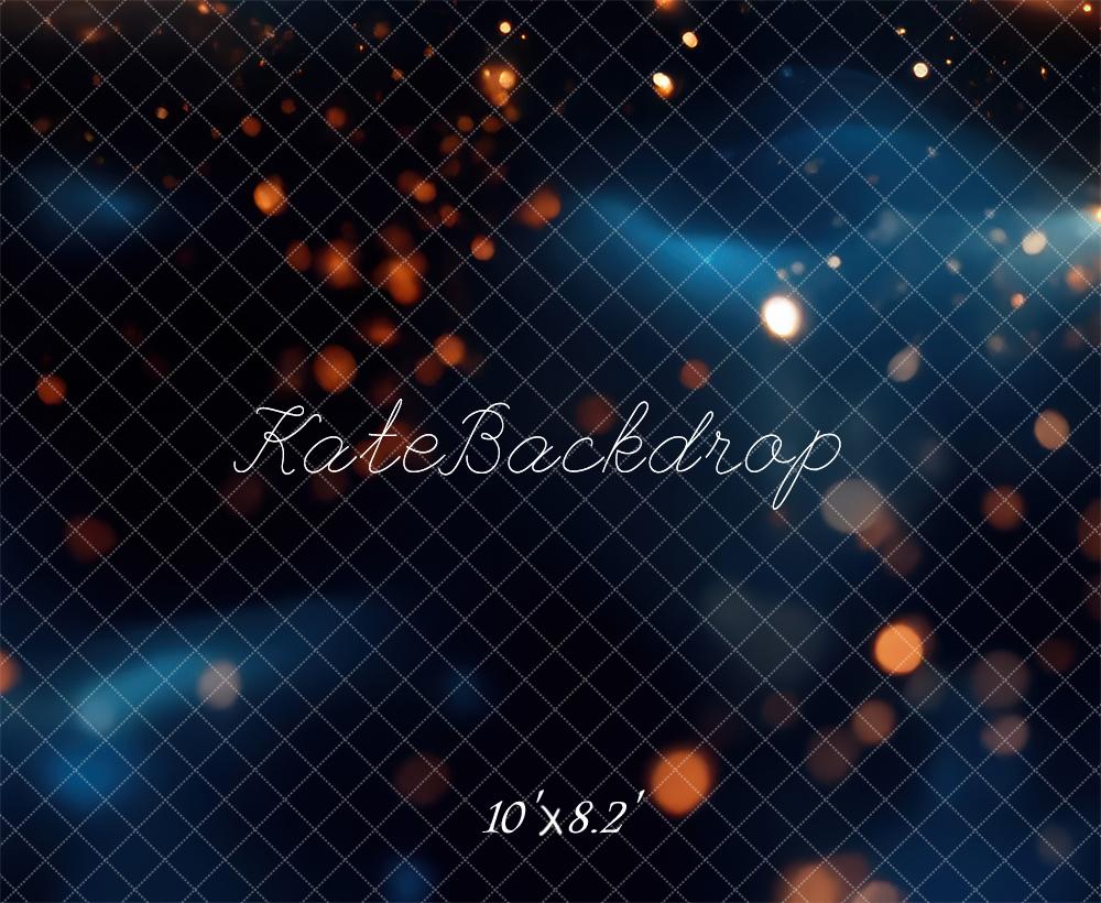 Kate Abstrakte Lichter Bokeh Blau Hintergrund Entworfen von Mini MakeBelieve
