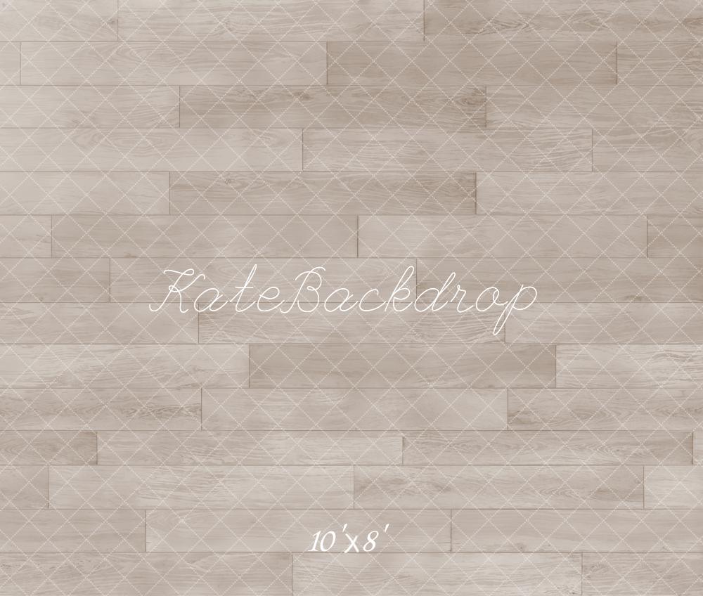 Kate Holz Planken Beige Fleece Hintergrund Entworfen von Kate Image