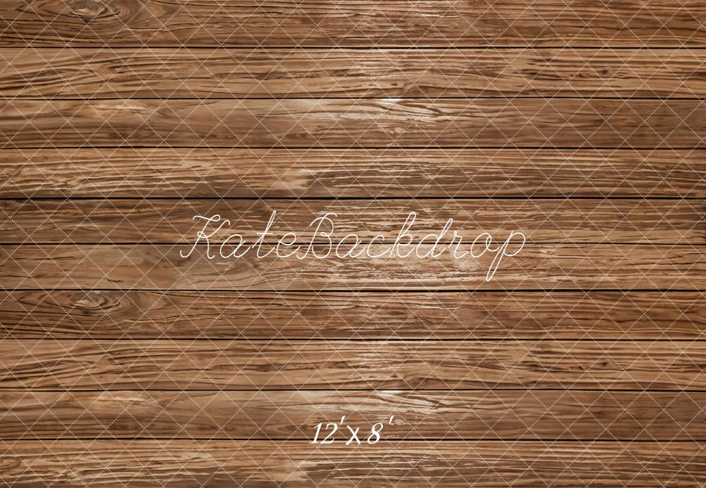 Kate Holz Planken Braun Fleece Hintergrund Entworfen von Kate Image