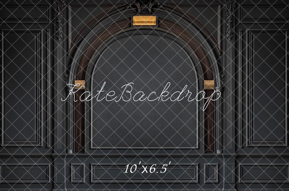 Kate Fine Art Dunkle Bogenwand Elegant Hintergrund Entworfen von Mini MakeBelieve