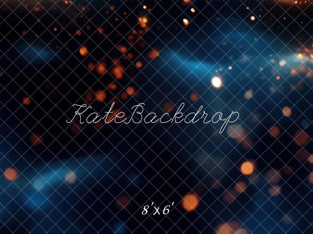 Kate Abstrakte Lichter Bokeh Blau Hintergrund Entworfen von Mini MakeBelieve