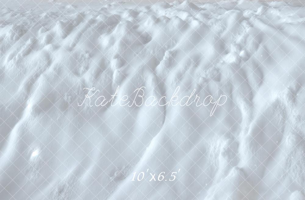 Kate Winter Schnee Textur Weiß Hintergrund Entworfen von Kate Image - Kate Backdrop.de