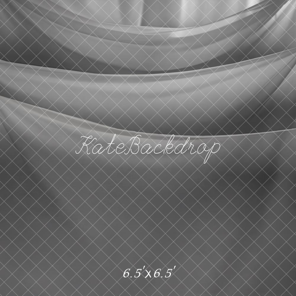 Kate Abstrakt Drapierte Falten Grau Hintergrund Entworfen von Emetselch - Kate Backdrop.de