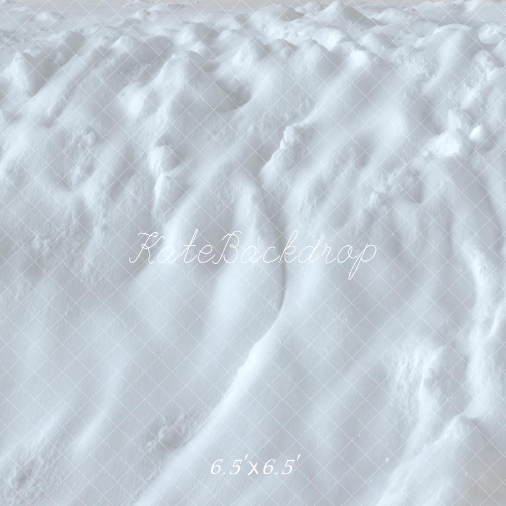 Kate Winter Schnee Textur Weiß Hintergrund Entworfen von Kate Image - Kate Backdrop.de