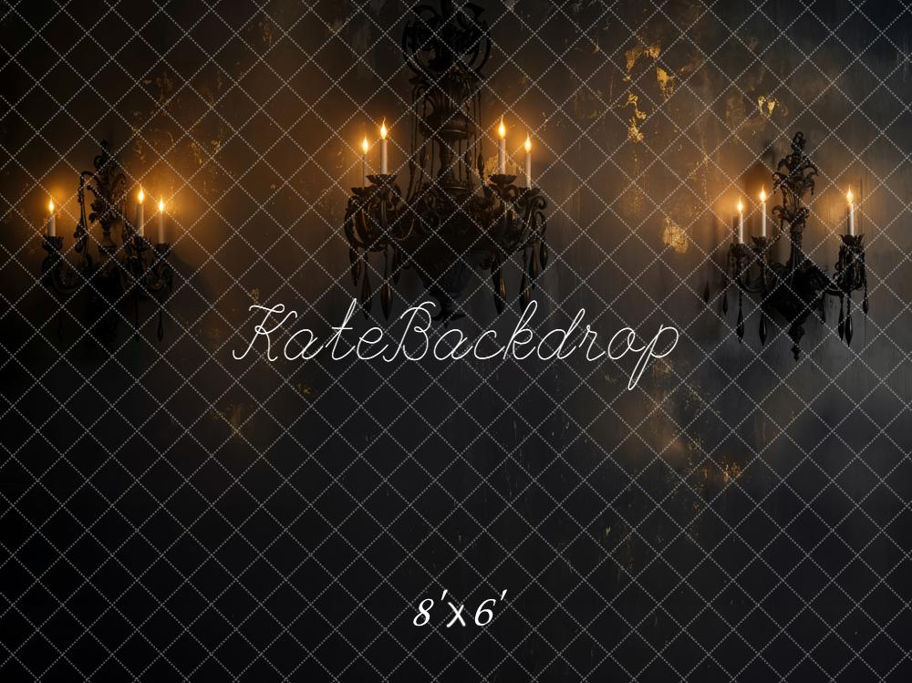 Kate Vintage Kerzenhalter Dunkel Eleganz Hintergrund Entworfen von Emetselch - Kate Backdrop.de