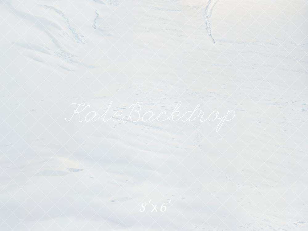 Kate Winter Schnee Textur Weiß Fleece Hintergrund Entworfen von Kate Image