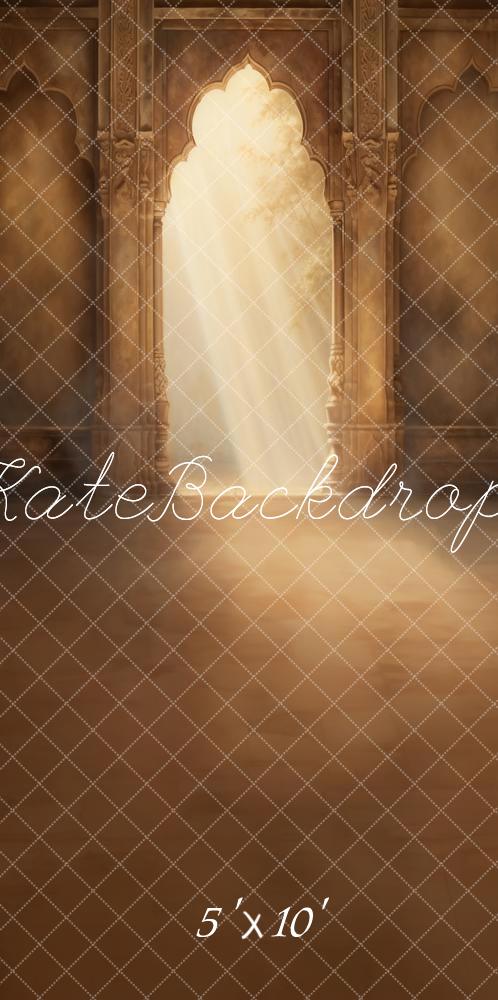 Kate Kombi Orientalisch Bogen Lichteinfall Braun Hintergrund Entworfen von GQ - Kate Backdrop.de